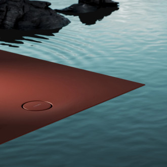 AQUAROCK kompozytowy brodzik prysznicowy antypoślizgowy, 90 x 160 cm, terracotta mat