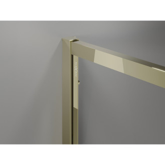 Mexen Exo-3S kabina prysznicowa 3-ścienna uchylna 150 x 95 cm, transparent, złota - 819-150-095-50-00-3S