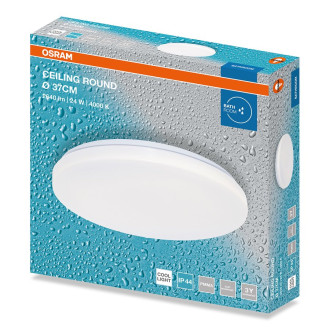 Koupelnové stropní svítidlo, ø 325mm, OSRAM,2640lm, 24W, 4000K, IP44
