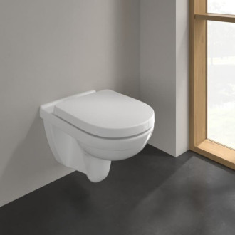 WC s prkénkem softclose závěsný Villeroy & Boch O.novo zadní odpad 5660HRR1