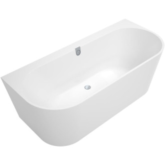 Volně stojící vana Villeroy & Boch Oberon 2.0 80x180 cm litý mramor alpská bílá UBQ180OBR9CD00V-01