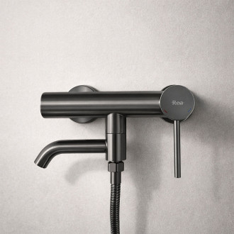 REA Koupelnová baterie Clif - matná Titan REA-B4324