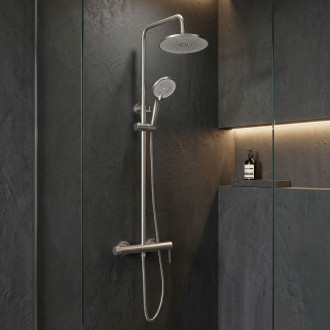 REA Sprchový set Rivo Brush Nickel REA-P9498