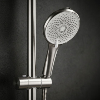 REA Sprchový set Rivo Brush Nickel REA-P9498