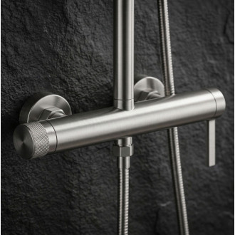 REA Sprchový set Rivo Brush Nickel REA-P9498