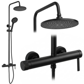 REA Sprchový set Rivo Black REA-P9499