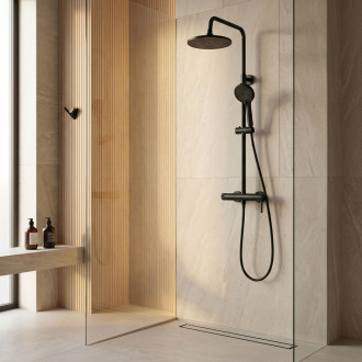 REA Sprchový set Rivo Black REA-P9499