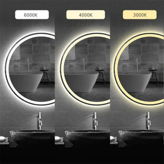 REA Zrcadlo LED 100cm BAS HOM-05526