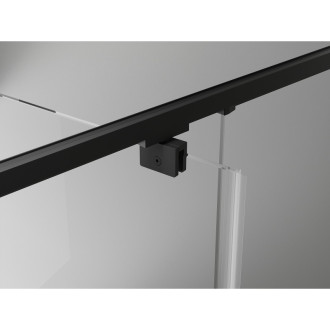 Mexen Exo-3S kabina prysznicowa 3-ścienna uchylna 130 x 95 cm, transparent, czarna - 819-130-095-70-00-3S