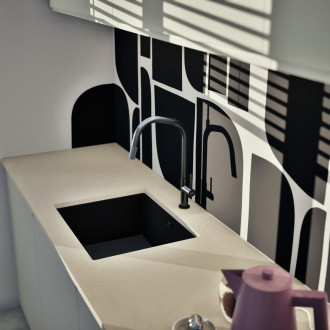 Dřezová baterie Schock bez výpusti Gunmetal Brushed 545120GUB