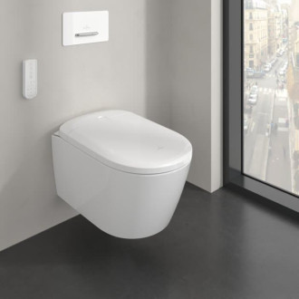 WC s bidetem závěsné Villeroy & Boch Supreo Select zadní odpad V16EN3R1