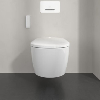 WC s bidetem závěsné Villeroy & Boch Supreo Select zadní odpad V16EN3R1