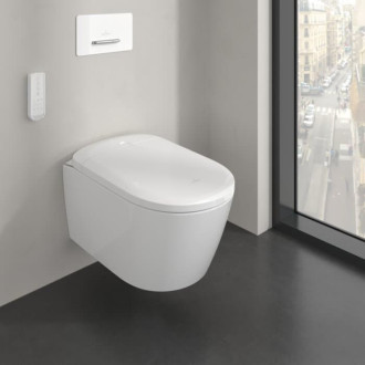 WC s bidetem závěsné Villeroy & Boch Supreo zadní odpad V16EN2R1