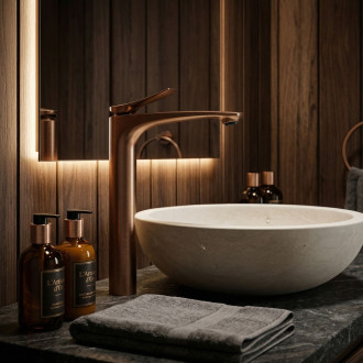 REA Umyvadlová baterie Vision Brush Copper High REA-B6490