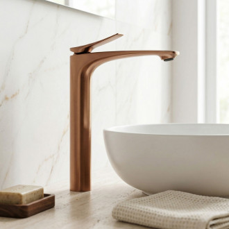REA Umyvadlová baterie Vision Brush Copper High REA-B6490