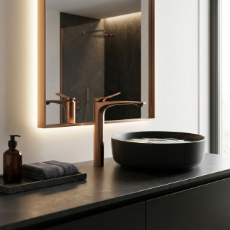 REA Umyvadlová baterie Vision Brush Copper High REA-B6490