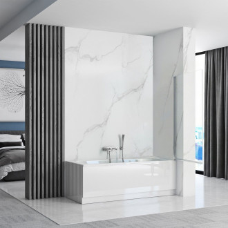 REA Pohyblivá vanová zástěna LAGOS 80 Chrome REA-W7990