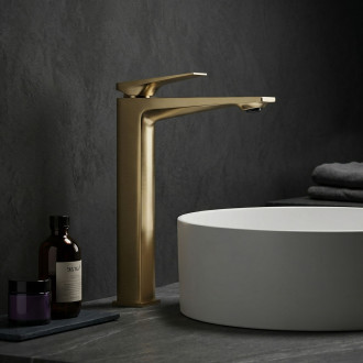 REA Umyvadlová baterie Prime Brush Gold High REA-B6733