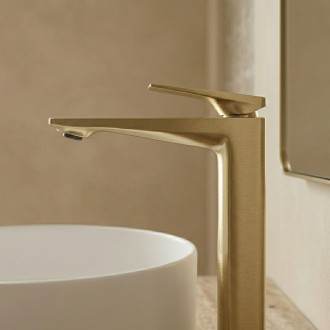 REA Umyvadlová baterie Prime Brush Gold High REA-B6733