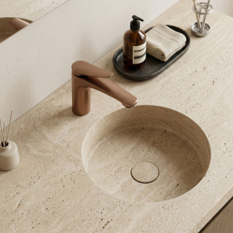 REA Umyvadlová baterie Vision Copper Brush Low REA-B6343