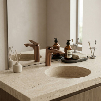 REA Umyvadlová baterie Vision Copper Brush Low REA-B6343