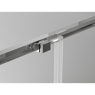 Mexen Exo-3S kabina prysznicowa 3-ścienna rozsuwana 150 x 95 cm, transparent, chrom - 8152-150-095-01-00-3S