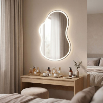 REA Zrcadlo LED UNO 80x55 cm HOM-01515