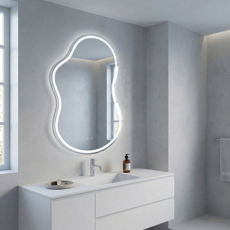 REA Zrcadlo LED UNO 80x55 cm HOM-01515