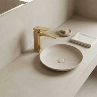 REA Umyvadlová baterie Prime Brush Gold Low REA-B6775