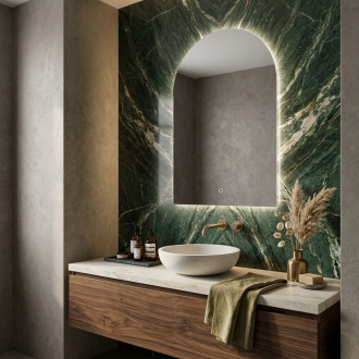 REA Zrcadlo LED 90x60cm TOP-1 HOM-01520