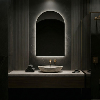 REA Zrcadlo LED 90x60cm TOP-1 HOM-01520