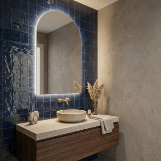 REA Zrcadlo LED 90x60cm TOP-1 HOM-01520