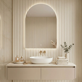 REA Zrcadlo LED 90x60cm TOP-1 HOM-01520