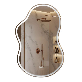 REA Zrcadlo LED UNO DOUBLE 80x55 cm HOM-01516