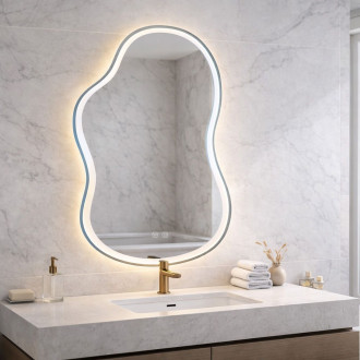 REA Zrcadlo LED UNO DOUBLE 80x55 cm HOM-01516