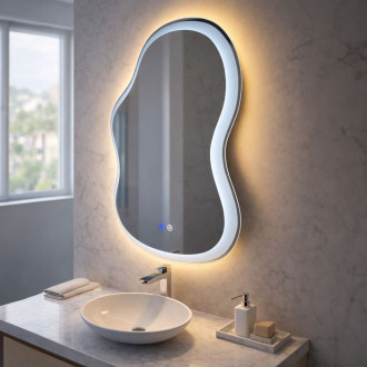 REA Zrcadlo LED UNO DOUBLE 80x55 cm HOM-01516