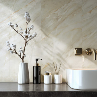 Dlažba Fineza Rainbow Glitter sandstorm 60x120 cm leštěná RAINGL612SA