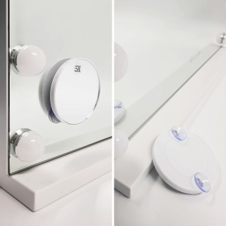 REA Zrcadlo LED HOLLYWOOD White 80x60 HOM-12013