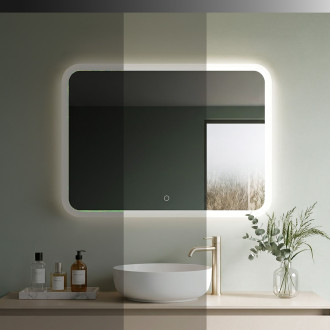 REA Zrcadlo LED 80x60cm TOP-3 HOM-01522