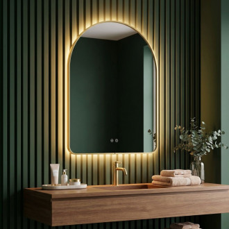 REA Zrcadlo LED 90x60cm TOP-1 HOM-01518