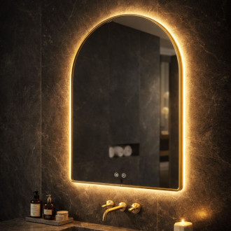 REA Zrcadlo LED 90x60cm TOP-1 HOM-01518