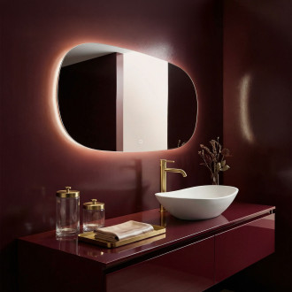 REA Zrcadlo LED 100x60cm TOP-4 HOM-01523