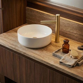 Rea Umyvadlová baterie vysoká Tess L. gold kartáčovaná REA-B5660