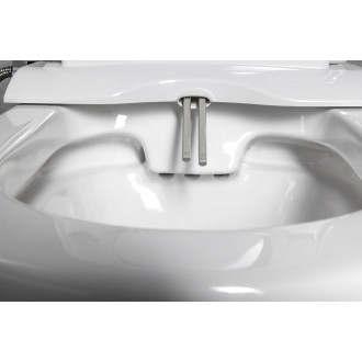 JALTA WC kombi, Rimless, s bidetovým sedátkem CLEAN STAR, spodní/zadní odpad, bílá LB402-1