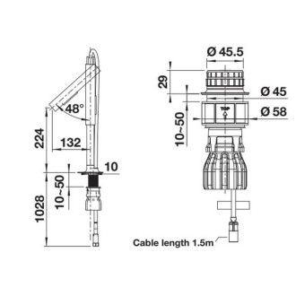Blanco Luneoo-S satin gold