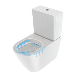 WC kombi, pouze mísa stojící Duravit D-Code vario odpad 2002090000