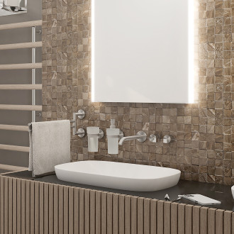 Nimco Unix nerez UNM 13031WL-10 Dávkovač tekutého mýdla skleněný, pumpička nerez