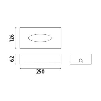 Nimco Hygienický program HP 9510-26 Zásobník papírových kapesníčků, lesk
