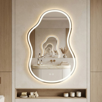 REA Zrcadlo LED UNO DOUBLE 80x55 cm HOM-01516