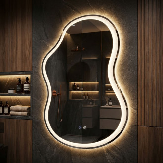 REA Zrcadlo LED UNO DOUBLE 80x55 cm HOM-01516